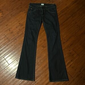 Vintage Hudson Low Rise Flare Jeans